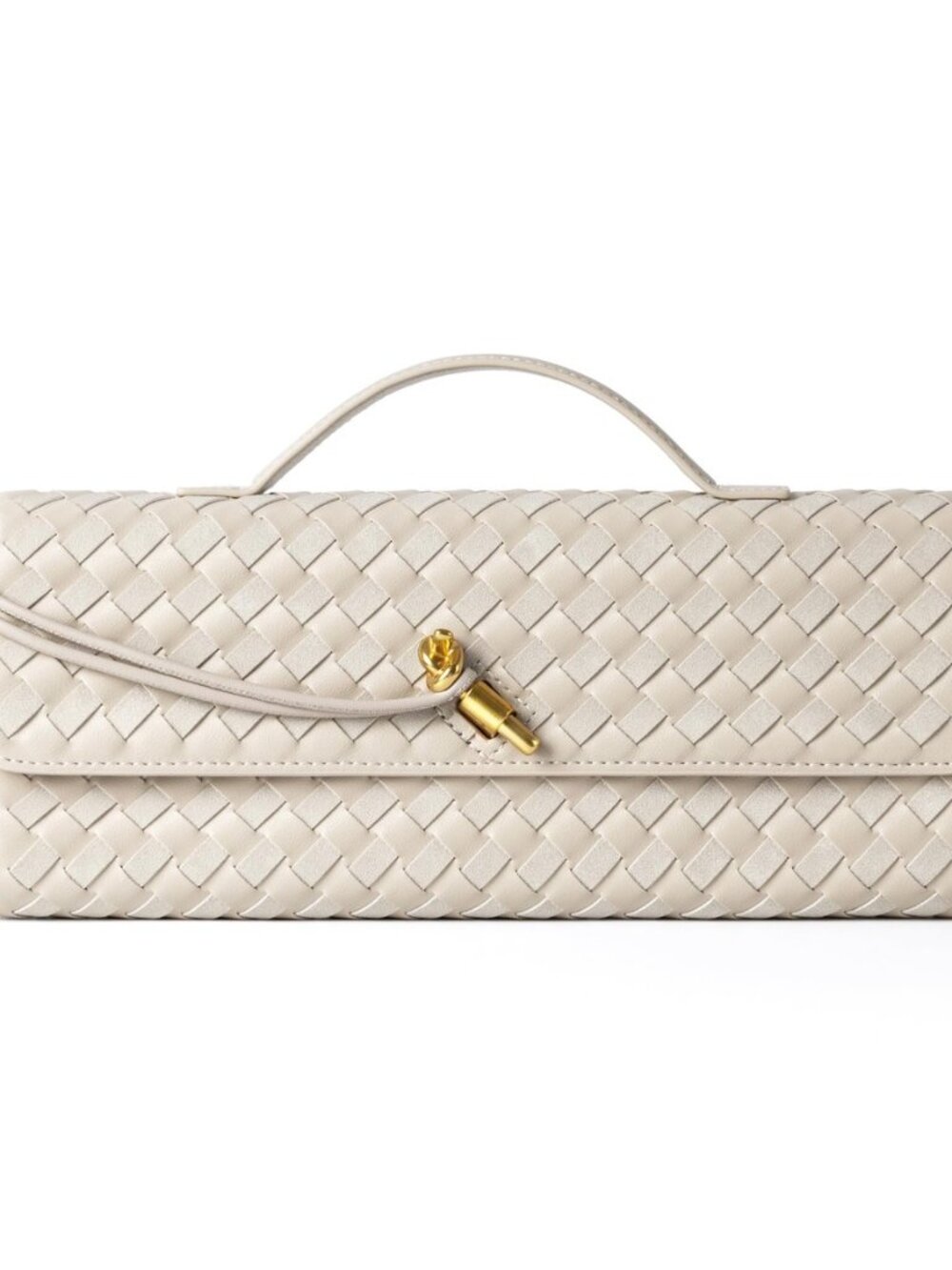 Woven Purse for Women Evening Clutch Woven Leather & Suede Handbags Crossbody